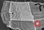 Image of map United States USA, 1942, second 30 stock footage video 65675057902