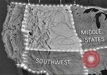 Image of map United States USA, 1942, second 31 stock footage video 65675057902