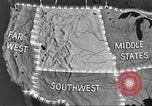 Image of map United States USA, 1942, second 33 stock footage video 65675057902