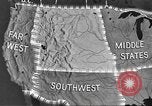 Image of map United States USA, 1942, second 34 stock footage video 65675057902