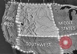 Image of map United States USA, 1942, second 35 stock footage video 65675057902