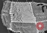Image of map United States USA, 1942, second 36 stock footage video 65675057902
