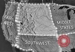 Image of map United States USA, 1942, second 37 stock footage video 65675057902
