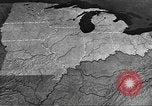 Standbild animierte Karten Midwest United States USA, 1942, aus Sekunde 16 historischem Filmmaterial Videoclip 65675057909