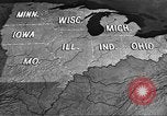 Standbild animierte Karten Midwest United States USA, 1942, aus Sekunde 22 historischem Filmmaterial Videoclip 65675057909