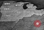 Standbild animierte Karten Midwest United States USA, 1942, aus Sekunde 23 historischem Filmmaterial Videoclip 65675057909