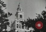 Standbild Francisco Franco hosts der portugiesische Premierminister in Zweiten Weltkrieg Sevilla Spanien, 1942, aus Sekunde 22 historischem Filmmaterial Videoclip 65675057937
