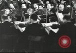 Image of Berlin Philharmonic Orchestra concert in World War 2 Germany, 1942, second 51 stock footage video 65675057942