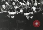 Image of Berlin Philharmonic Orchestra concert in World War 2 Germany, 1942, second 53 stock footage video 65675057942