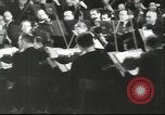 Image of Berlin Philharmonic Orchestra concert in World War 2 Germany, 1942, second 54 stock footage video 65675057942