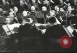 Image of Berlin Philharmonic Orchestra concert in World War 2 Germany, 1942, second 55 stock footage video 65675057942