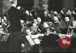 Image of Berlin Philharmonic Orchestra concert in World War 2 Germany, 1942, second 57 stock footage video 65675057942