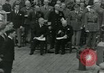 Standbild Atlantic Conference Neufundland, 1941, aus Sekunde 62 historischem Filmmaterial Videoclip 65675058014