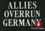 Image of Allied invasion of Germany Germany, 1945, second 34 stock footage video 65675058020