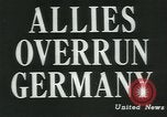 Image of Allied invasion of Germany Germany, 1945, second 35 stock footage video 65675058020