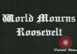 Image of Franklin D Roosevelt retrospective United States USA, 1945, second 4 stock footage video 65675058021