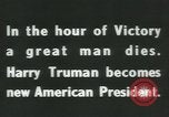 Image of Franklin D Roosevelt retrospective United States USA, 1945, second 13 stock footage video 65675058021