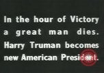 Image of Franklin D Roosevelt retrospective United States USA, 1945, second 16 stock footage video 65675058021