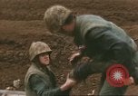 Image of Marines refueling UH-1E Iroquois helicopters Khe Sanh Vietnam, 1968, second 9 stock footage video 65675058028