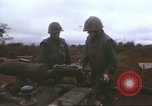 Image of Marines refueling UH-1E Iroquois helicopters Khe Sanh Vietnam, 1968, second 14 stock footage video 65675058028