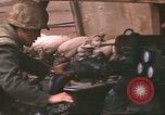 Image of Marines refueling UH-1E Iroquois helicopters Khe Sanh Vietnam, 1968, second 37 stock footage video 65675058028