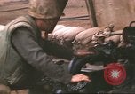Image of Marines refueling UH-1E Iroquois helicopters Khe Sanh Vietnam, 1968, second 38 stock footage video 65675058028