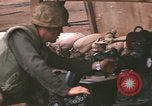 Image of Marines refueling UH-1E Iroquois helicopters Khe Sanh Vietnam, 1968, second 39 stock footage video 65675058028