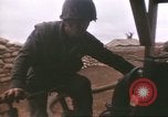 Image of Marines refueling UH-1E Iroquois helicopters Khe Sanh Vietnam, 1968, second 42 stock footage video 65675058028