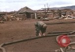 Image of Marines refueling UH-1E Iroquois helicopters Khe Sanh Vietnam, 1968, second 62 stock footage video 65675058028