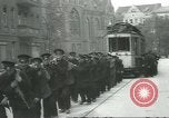 Image of Berliner Sportspalast and city in ruins end World War II Berlin Germany, 1945, second 29 stock footage video 65675058047