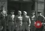 Image of Berliner Sportspalast and city in ruins end World War II Berlin Germany, 1945, second 39 stock footage video 65675058047