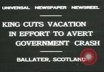 Image of government crash United Kingdom, 1931, second 7 stock footage video 65675058048