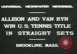 Image ouvrir en double masculin Brookline Massachusetts USA, 1931, de la seconde 6 séquences d'archives historiques vidéo 65675058049