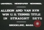 Image ouvrir en double masculin Brookline Massachusetts USA, 1931, de la seconde 7 séquences d'archives historiques vidéo 65675058049
