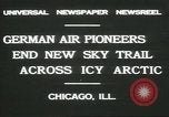 Standbild Wolfgang von Gronau Chicago Illinois USA, 1931, aus Sekunde 4 historischem Filmmaterial Videoclip 65675058050