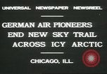 Standbild Wolfgang von Gronau Chicago Illinois USA, 1931, aus Sekunde 6 historischem Filmmaterial Videoclip 65675058050