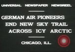 Standbild Wolfgang von Gronau Chicago Illinois USA, 1931, aus Sekunde 9 historischem Filmmaterial Videoclip 65675058050