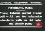 Standbild Diver's Helm Fitchburg Massachusetts USA, 1931, aus Sekunde 1 historischem Filmmaterial Videoclip 65675058052