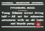 Standbild Diver's Helm Fitchburg Massachusetts USA, 1931, aus Sekunde 10 historischem Filmmaterial Videoclip 65675058052