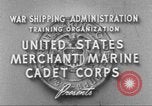 Standbild Merchant Marine Cadet Corps United States USA, 1942, aus Sekunde 4 historischem Filmmaterial Videoclip 65675058094
