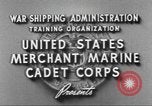 Standbild Merchant Marine Cadet Corps United States USA, 1942, aus Sekunde 7 historischem Filmmaterial Videoclip 65675058094