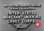 Standbild Merchant Marine Cadet Corps United States USA, 1942, aus Sekunde 8 historischem Filmmaterial Videoclip 65675058094