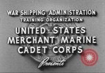 Standbild Merchant Marine Cadet Corps United States USA, 1942, aus Sekunde 9 historischem Filmmaterial Videoclip 65675058094