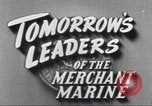 Standbild Merchant Marine Cadet Corps United States USA, 1942, aus Sekunde 15 historischem Filmmaterial Videoclip 65675058094