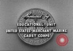 Standbild Merchant Marine Cadet Corps United States USA, 1942, aus Sekunde 17 historischem Filmmaterial Videoclip 65675058094