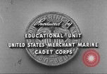 Standbild Merchant Marine Cadet Corps United States USA, 1942, aus Sekunde 19 historischem Filmmaterial Videoclip 65675058094