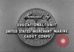 Standbild Merchant Marine Cadet Corps United States USA, 1942, aus Sekunde 21 historischem Filmmaterial Videoclip 65675058094