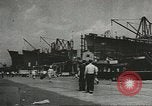 Image of Officers of U.S.Coast Guard Marine Inspection Division at work United States USA, 1944, second 1 stock footage video 65675058111