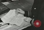 Image of Officers of U.S.Coast Guard Marine Inspection Division at work United States USA, 1944, second 53 stock footage video 65675058111