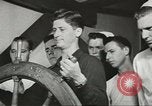 Image of Coast Guard screens prospective Merchant Marine seamen United States USA, 1944, second 42 stock footage video 65675058114